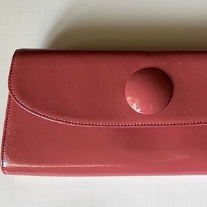 Hobo Patent Leather Clutch with kisslock coin purse New